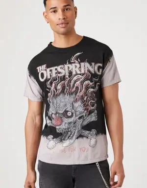 Forever 21 Dip Dye The Offspring Graphic Tee Taupe/Multi