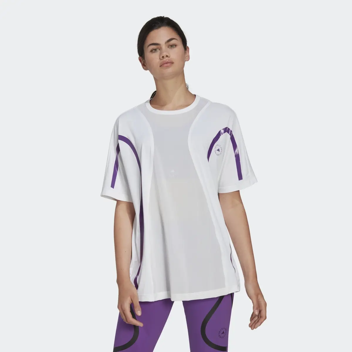 Adidas T-shirt Larga para Running TruePace adidas by Stella McCartney. 2