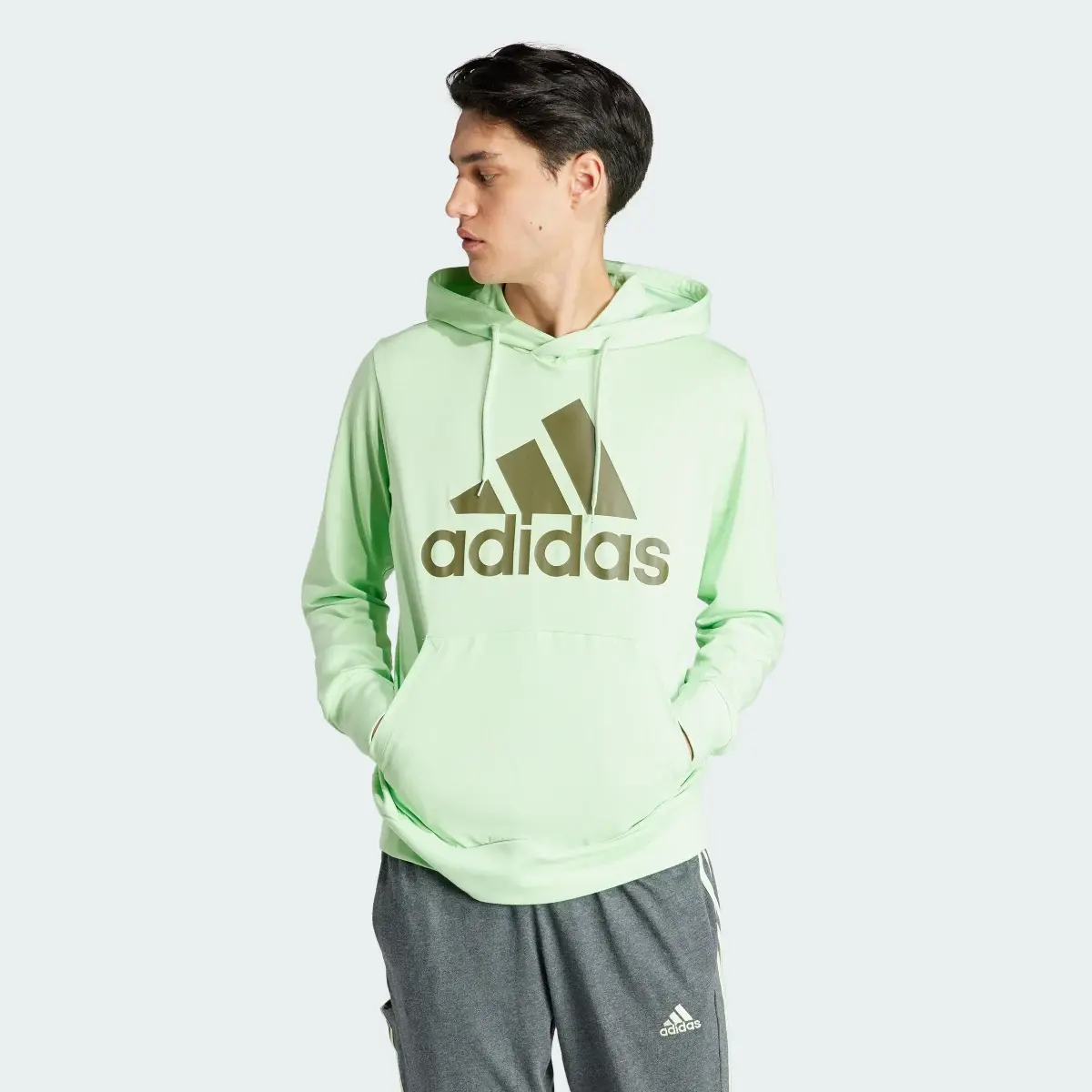 Adidas Sudadera con Gorro Essentials Logo. 2