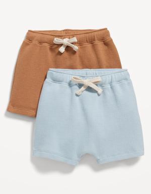 Old Navy 2-Pack U-Shaped Thermal-Knit Pull-On Shorts for Baby blue