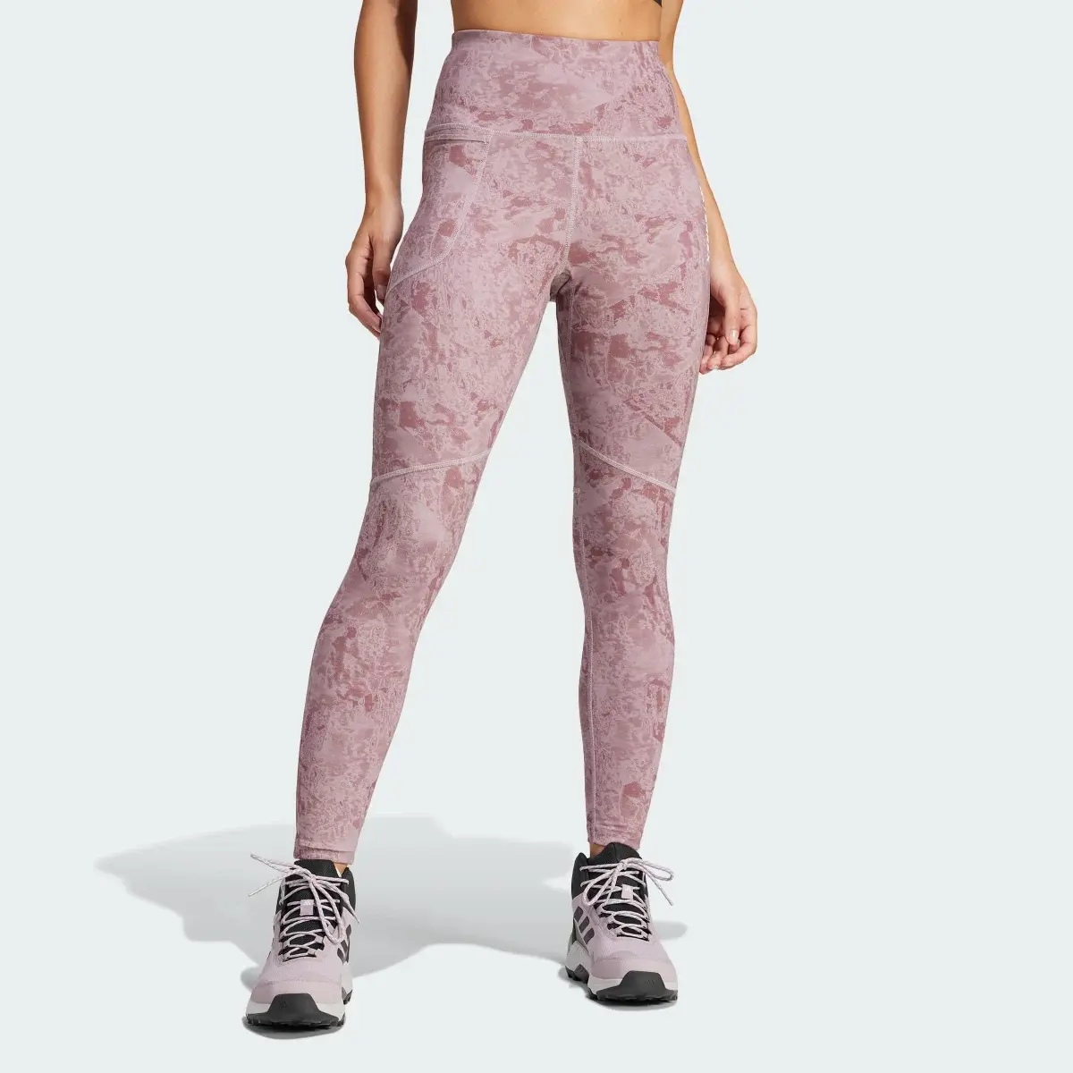 Adidas Terrex Multi Allover Print Tights. 2