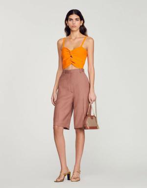 Tied crop top Login to add to Wish list