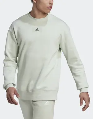 Adidas Essentials FeelVivid Cotton Fleece Drop Shoulder Sweatshirt