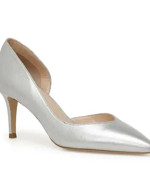 SARNA 3PR Gümüş Kadın Topuklu Ayakkabı