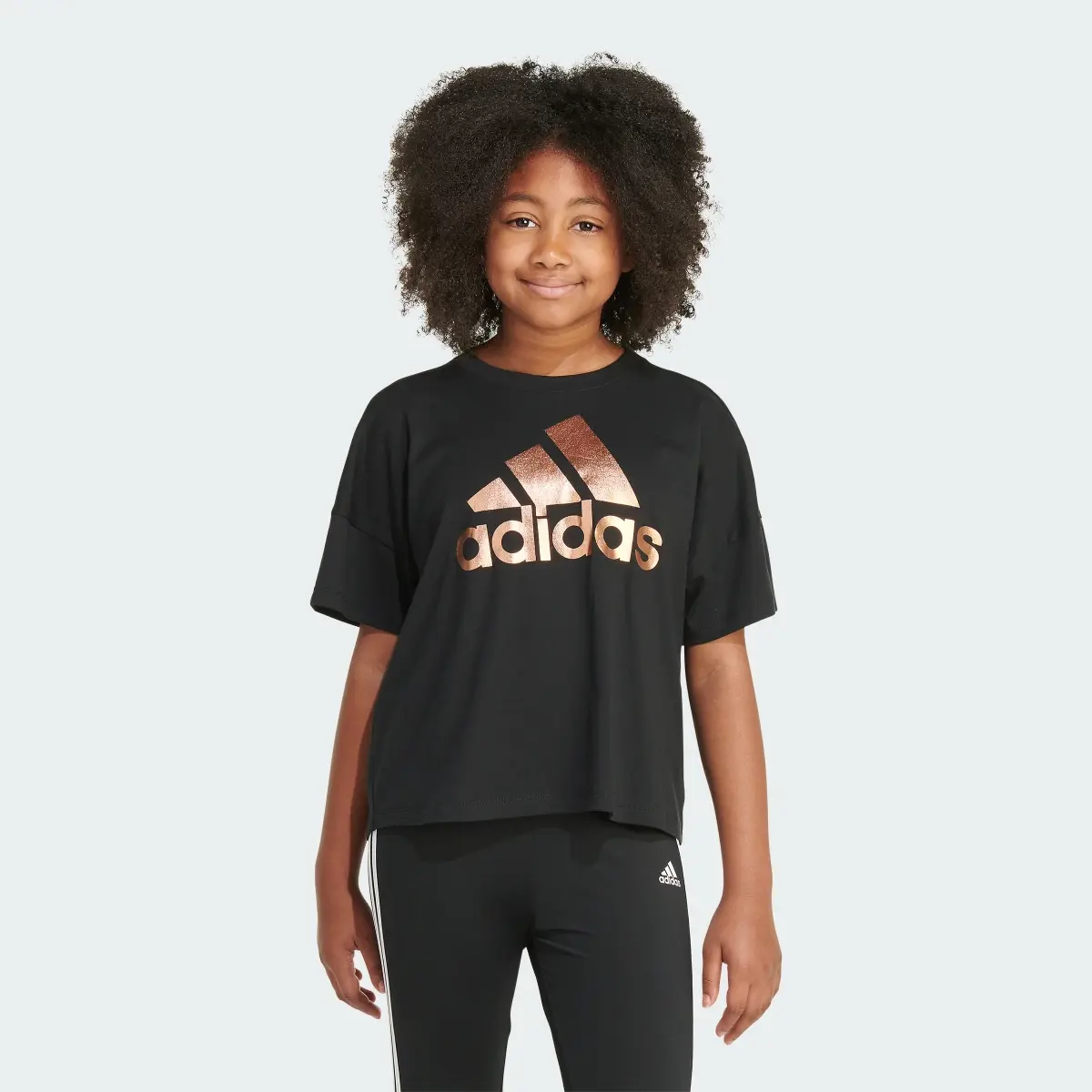 Adidas Short Sleeve Loose Box Tee (Extended Size). 1
