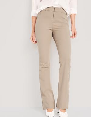 Old Navy High-Waisted Pixie Flare Pants beige