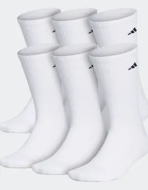 Adidas Athletic Cushioned Crew Socks 6 Pairs