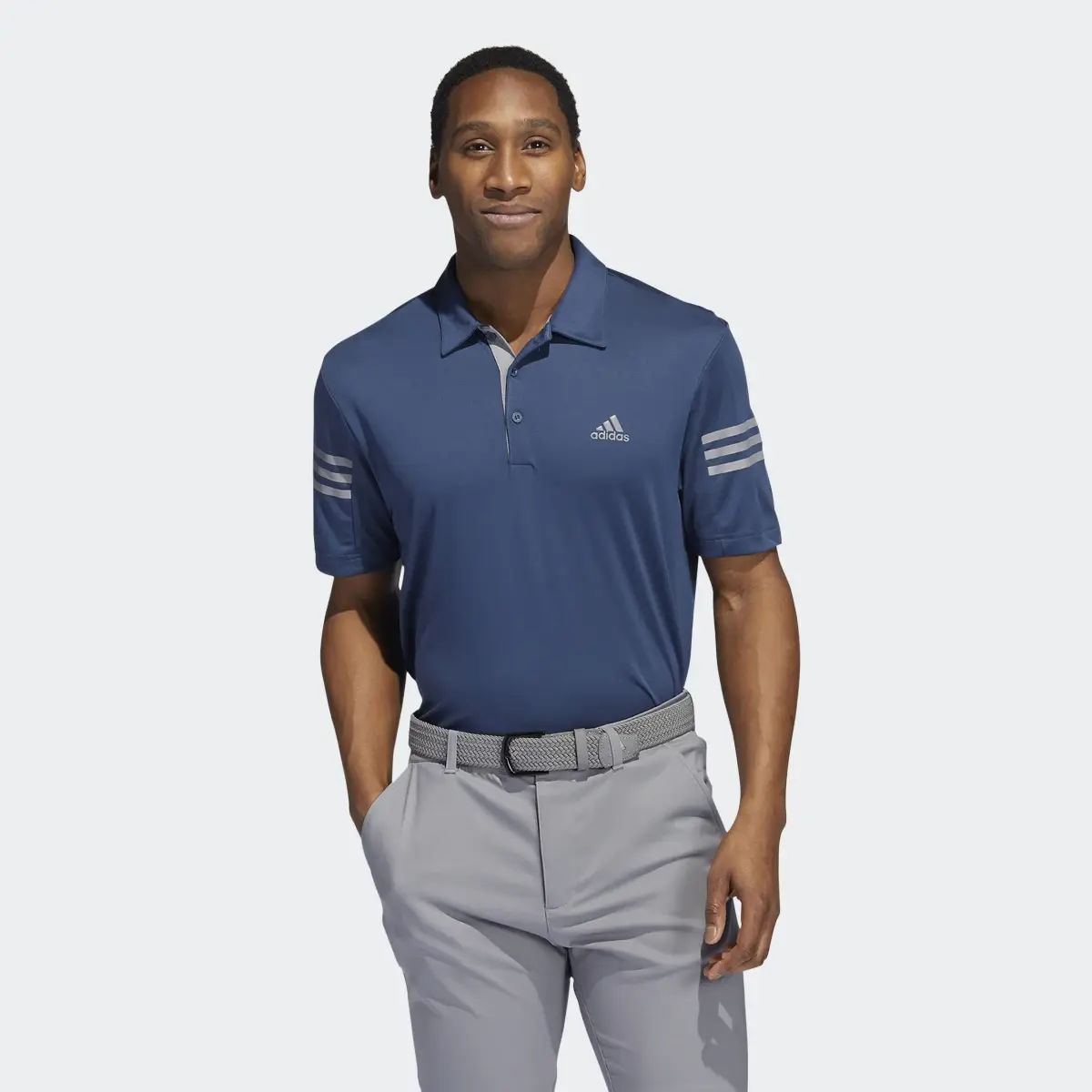 Adidas 3-Stripes Polo Shirt. 2