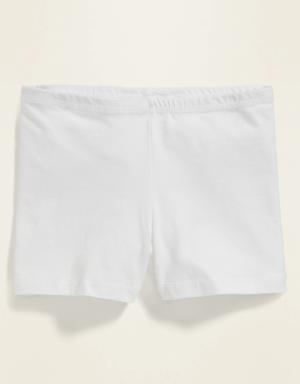 Old Navy Jersey Biker Shorts For Girls white