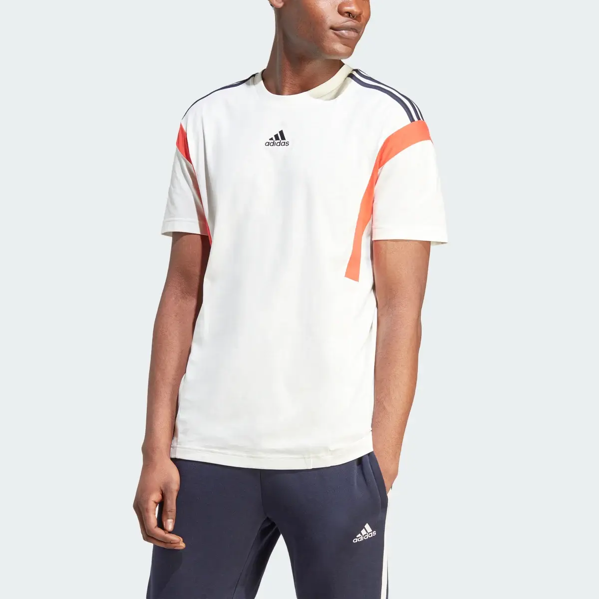 Adidas Colorblock Tee. 1