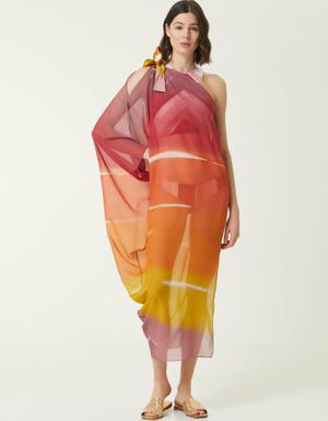 Colorblocked Desenli Tunik