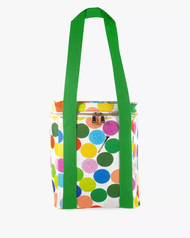 Kate Spade Golf Balls Wine Picnic Cooler. 1