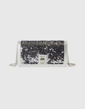 envelope clutch with sequins