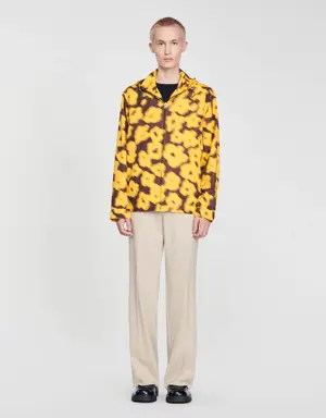 Floral print jacket