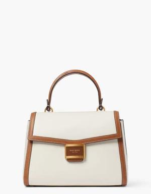 Katy Colorblocked Medium Top-handle Bag