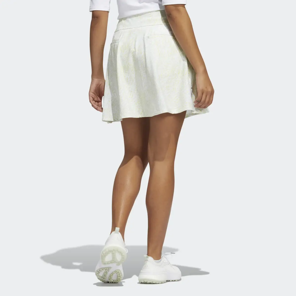 Adidas Printed Frill Golf Skirt. 2