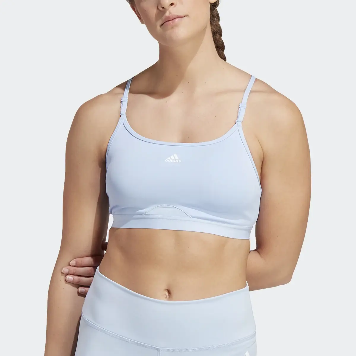 Adidas Aeroreact Training Light-Support Bra. 1