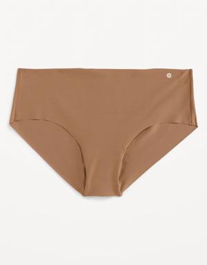 Old Navy Low-Rise Soft-Knit No-Show Hipster Underwear for Women brown