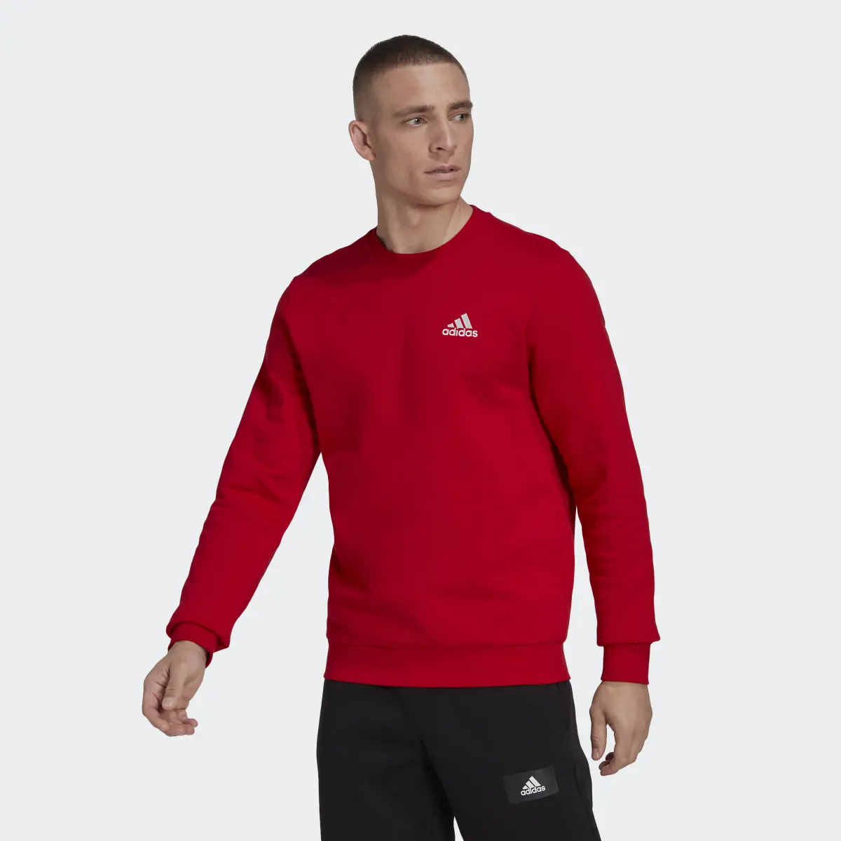 Adidas Essentials Fleece Sweatshirt. 2