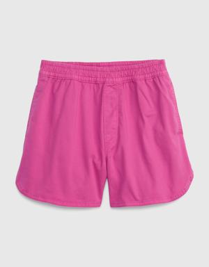 Gap Kids Pull-On Dolphin Shorts pink