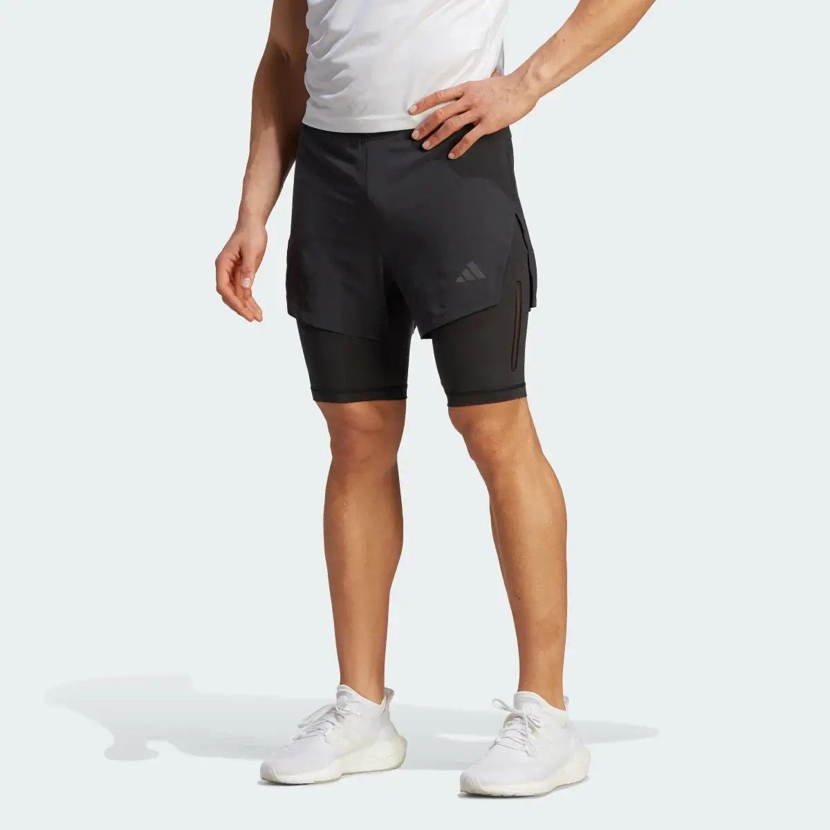 Adidas HEAT.RDY HIIT Elevated Training 2-in-1 Shorts. 1