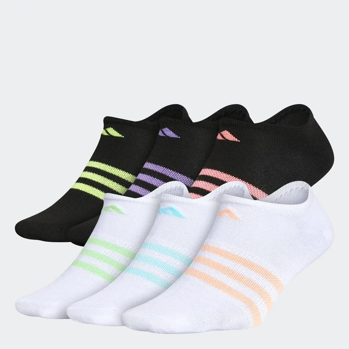 Adidas Superlite No-Show Socks 6 Pairs. 1