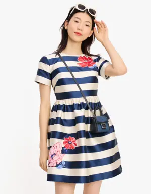 Floral Stripe Dress