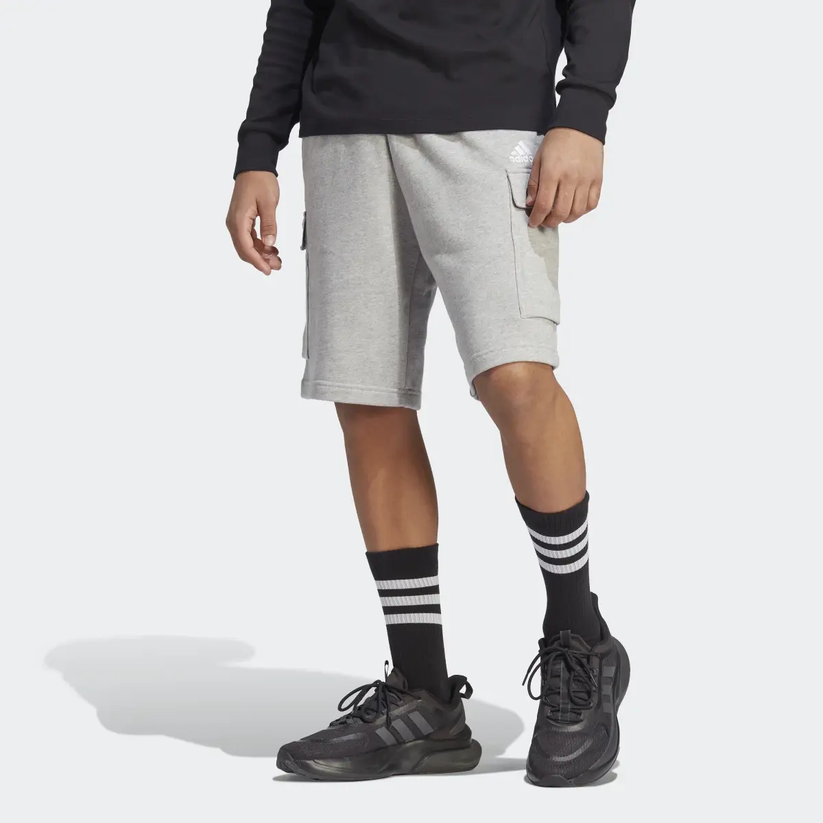 Adidas Essentials French Terry Cargoshorts. 1