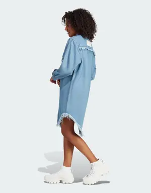 Adidas Vestido Camisa adidas Originals x KSENIASCHANIDER con Flecos. 3 Adidas Vestido Camisa adidas Originals x KSENIASCHANIDER con Flecos. 3