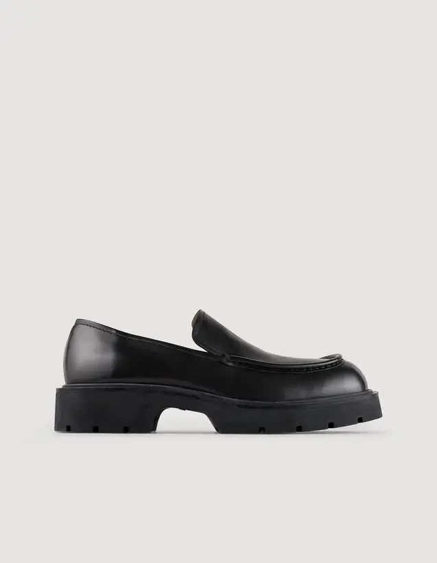 Sandro Patent leather loafers. 2