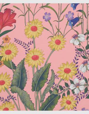 New Flora print wallpaper