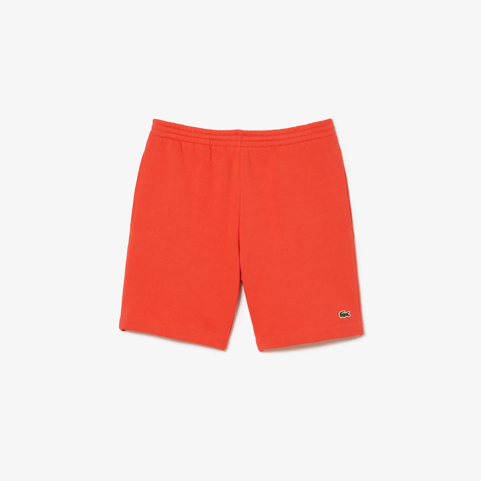 Lacoste Men's Organic Brushed Cotton Fleece Shorts. 2 Lacoste Men's Organic Brushed Cotton Fleece Shorts. 2