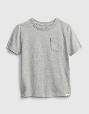 Toddler Mix and Match Pocket T-Shirt gray
