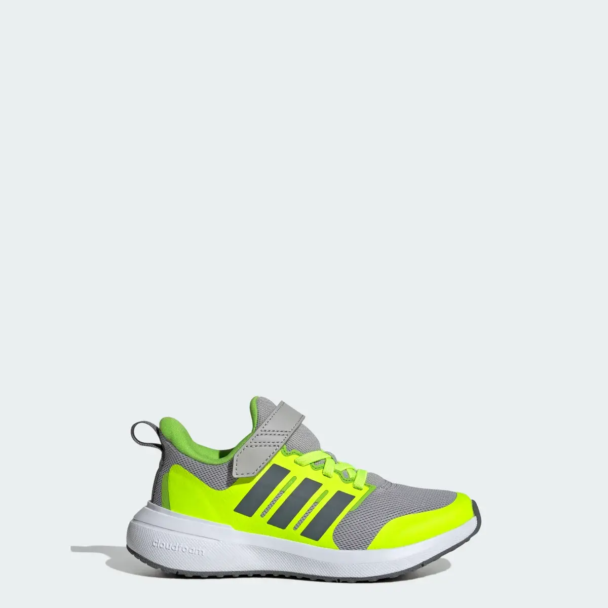 Adidas Chaussure à lacets élastiques et scratch FortaRun 2.0 Cloudfoam. 1