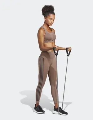 Adidas Optime Train Icons 3-Stripes 7/8 Leggings. 3 Adidas Optime Train Icons 3-Stripes 7/8 Leggings. 3