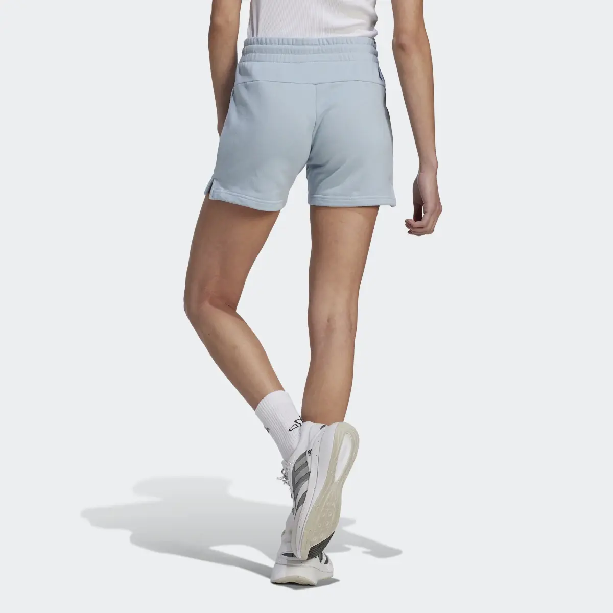 Adidas Essentials Linear French Terry Shorts. 2