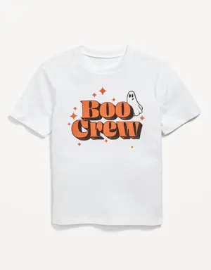 Matching Halloween Graphic T-Shirts for Boys white