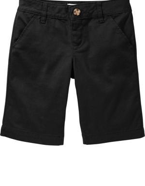 Old Navy School Uniform Bermudas for Girls black