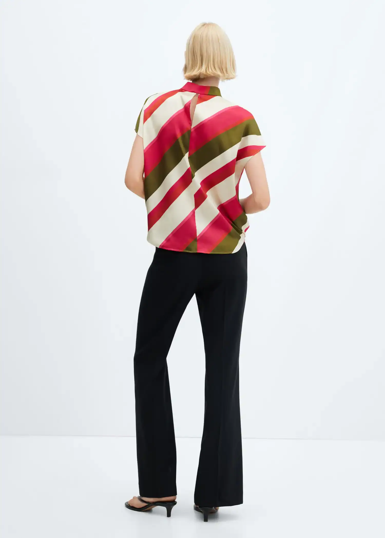 Mango Striped blouse. 3