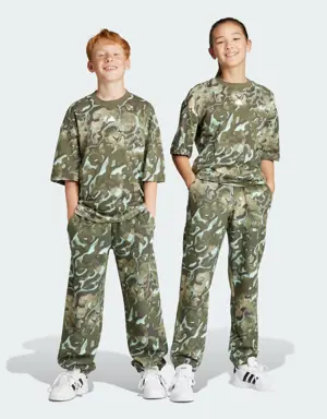 Adidas Spodnie Future Icons Allover Print Kids