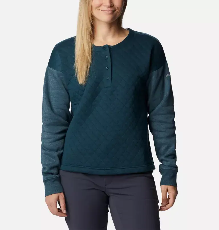 Columbia Women's Hart Mountain™ Quilted Crew. 1