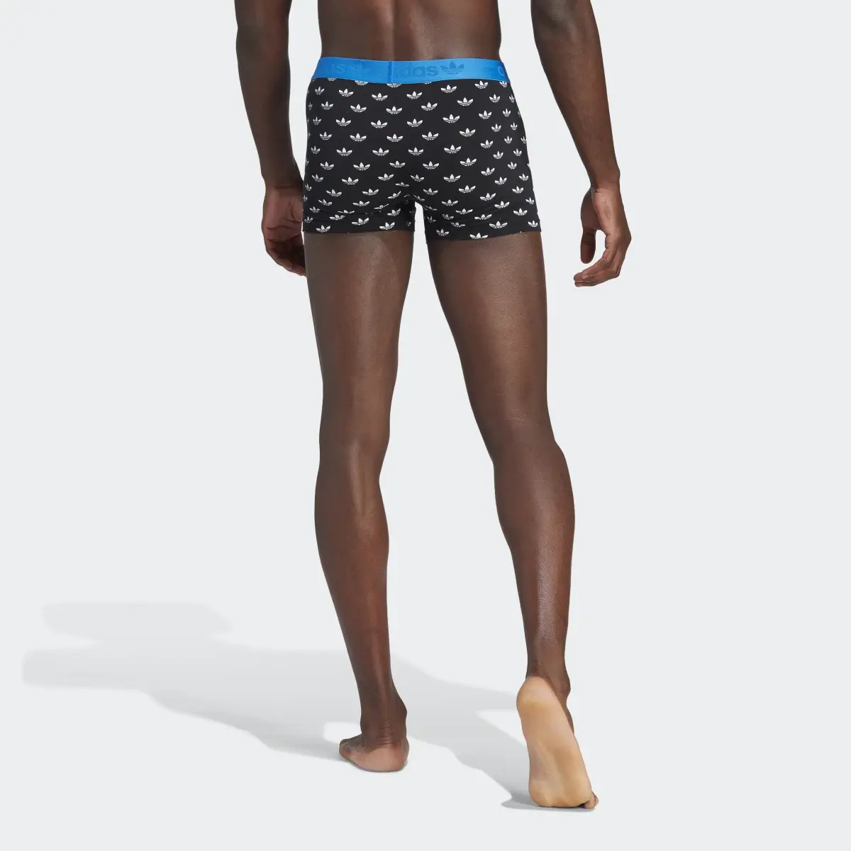 Adidas Comfort Flex Cotton Print Trunk Briefs. 2