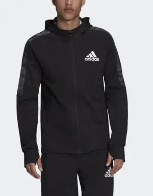 Adidas Veste à capuche AEROREADY Designed to Move Sport Motion Logo