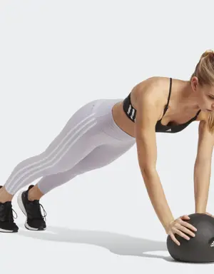 Adidas Train Essentials 3-Stripes High-Waisted 7/8 Leggings. 3 Adidas Train Essentials 3-Stripes High-Waisted 7/8 Leggings. 3