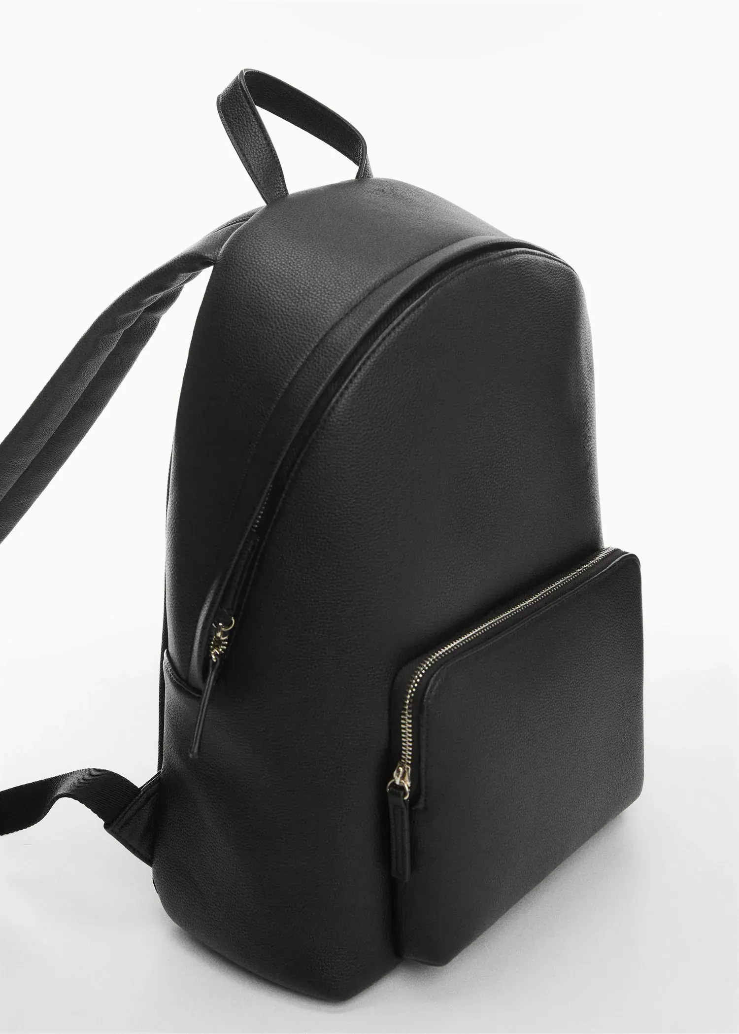 Mango Leather-effect backpack. 2