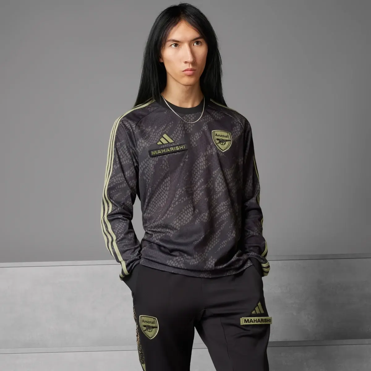 Adidas Arsenal x Maharishi Long Sleeve Jersey. 1