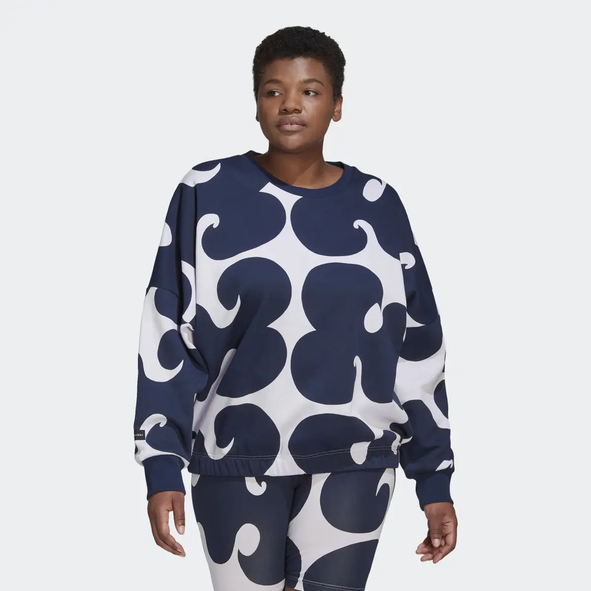 Adidas Marimekko Sweatshirt (Plus Size). 2