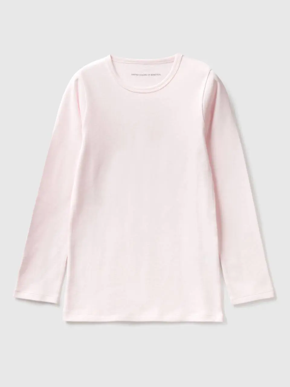 Benetton long sleeve t-shirt in warm cotton. 1