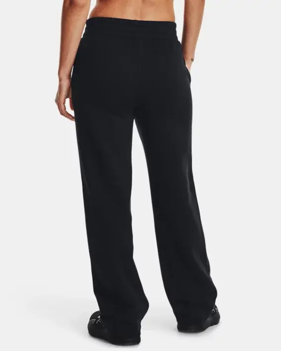 Under Armour Women's UA Rival Fleece Straight Leg Pants. 2