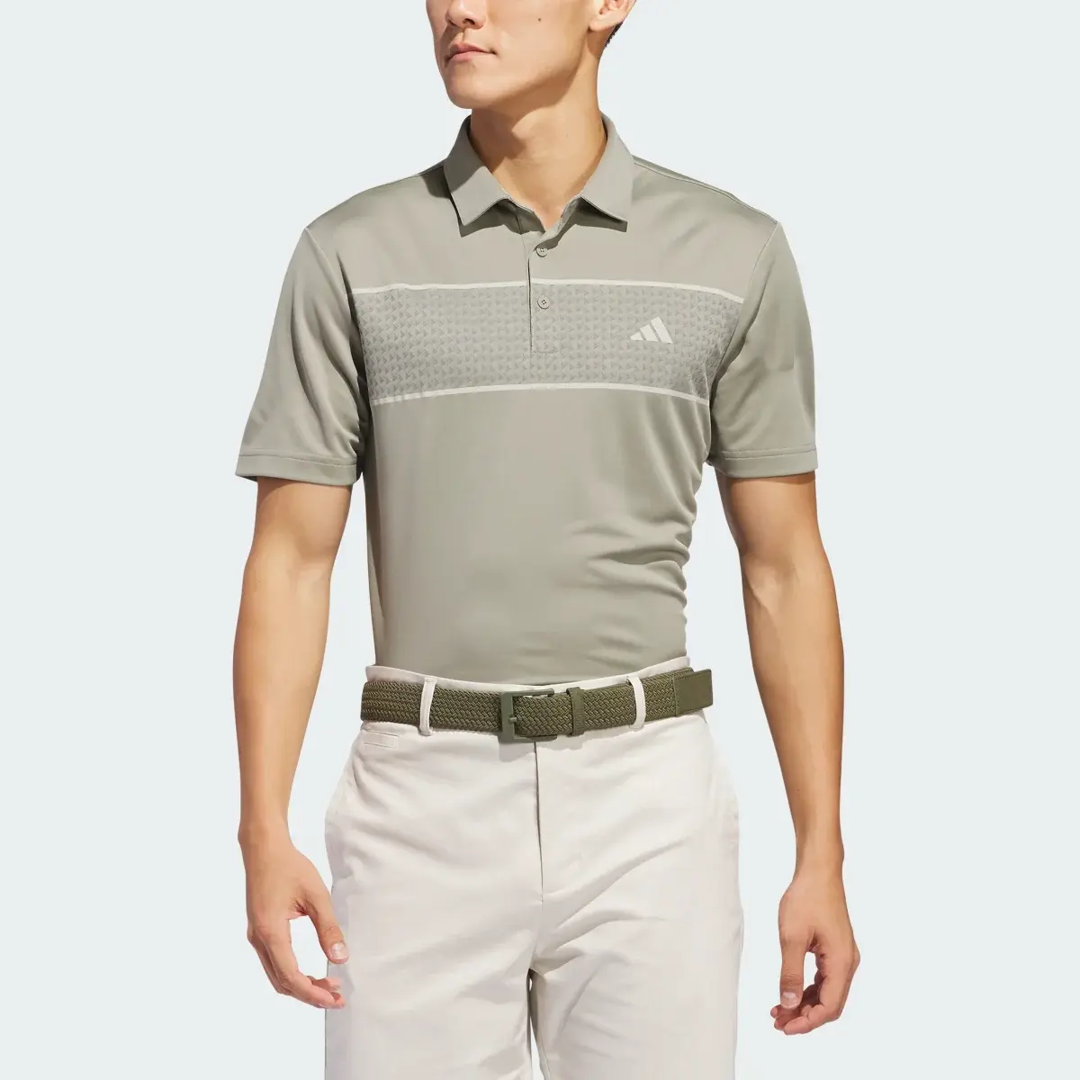Adidas Chest Stripe Polo Shirt. 1